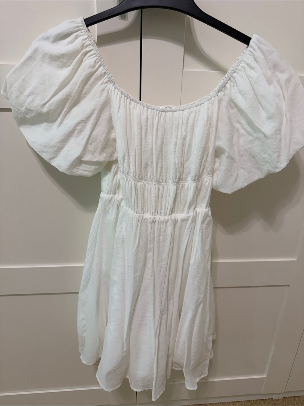 White babydoll dress